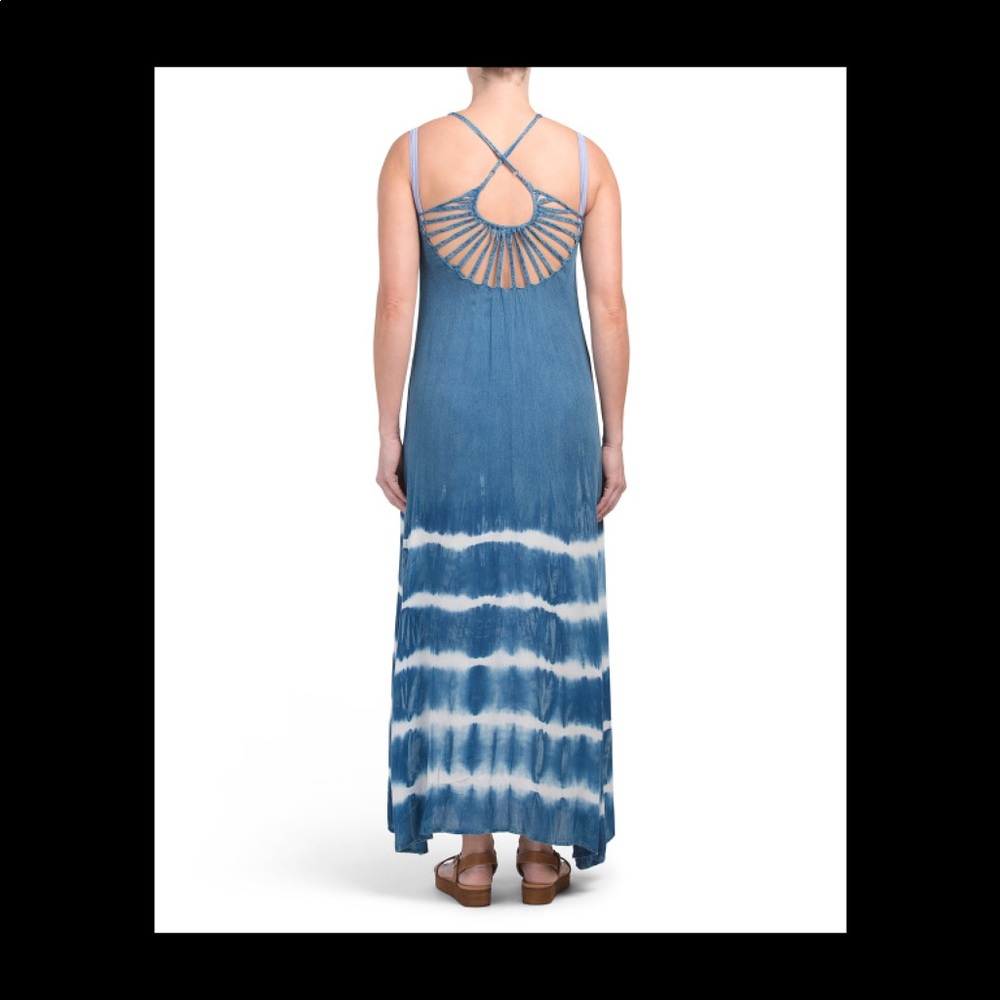 NEW Maxi Tie Dye Beach Dress - Picture 8 of 15